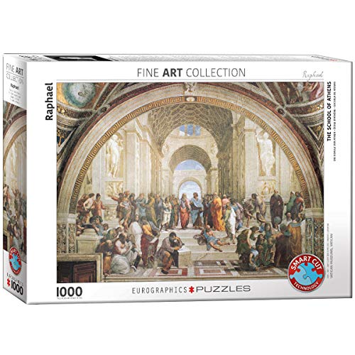 Eurographics 6000-4141 School of Athens by Raphael Ptolemäus Puzzle, Mehrfarbig, 48 x 68 cm von EuroGraphics