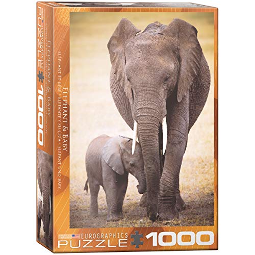 Eurographics 6000-0270 Elefant Puzzle, Mehrfarbig von EuroGraphics