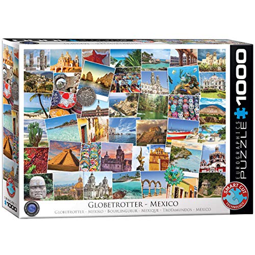 Eurographics 6000-0767 Mexico - Globetrotter Mexiko Puzzle, Mehrfarbig, 48 x 68 cm von EuroGraphics