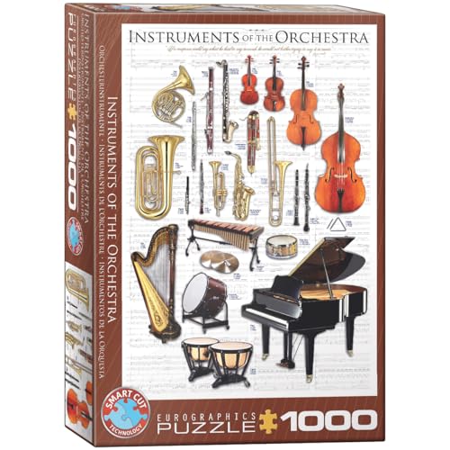 Eurographics 6000-1410 Instruments of the Orchestra Puzzle, Mehrfarbig, 68x48cm von EuroGraphics