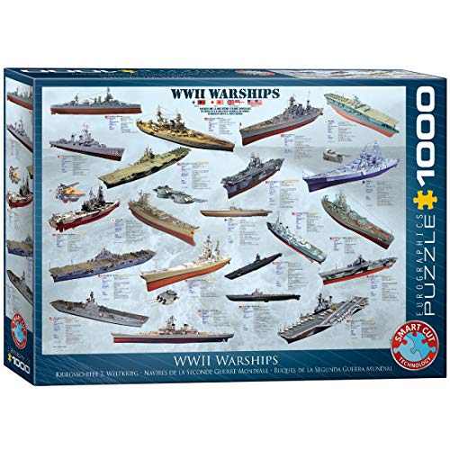 Eurographics 6000-0133 WW II Warships Bismarck Puzzle, Mehrfarbig, 48 x 68 cm von EuroGraphics