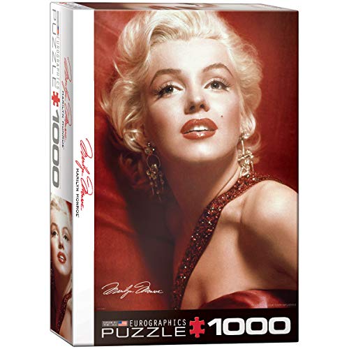 Marilyn Monroe Red Portrait von Sam Shaw, 1000-teiliges Puzzle von EuroGraphics