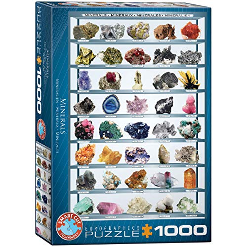 Eurographics 6000-2008 Minerals of the World Puzzle, bunt, 48 x 68 cm von EuroGraphics