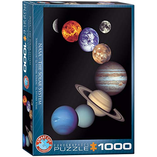 Eurographics 6000-0100 NASA Solar System 1000 Piece (Puzzle, Mehrfarbig, 48 x 68 cm von EuroGraphics