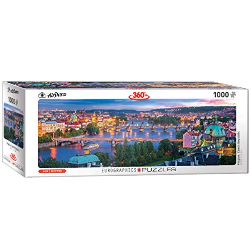 Eurographics 1000 Teile Panorama - Prag Tschechische Republik, 32x96cm von EuroGraphics