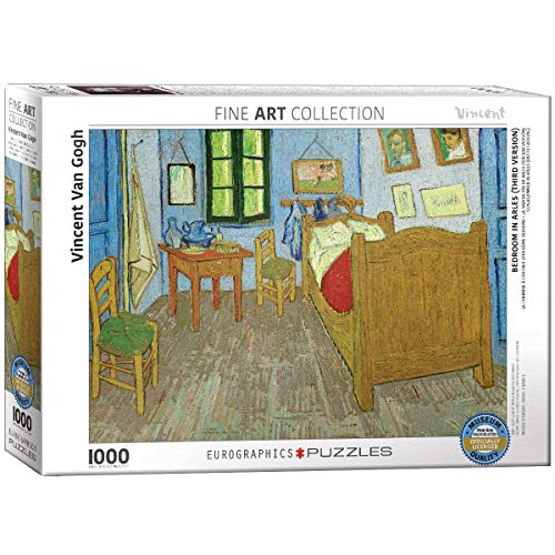 Eurographics 1000 Teile - Schlafzimmer in Arles von Van Gogh, Mehrfarbig, 6000-0838 von EuroGraphics