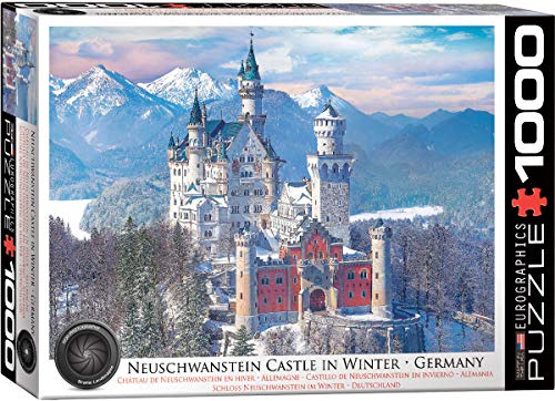 Eurographics 1000 Teile - Schloss Neuschwanstein Winter, 48x68cm von EuroGraphics