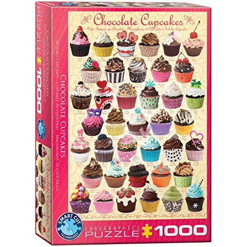 Eurographics 6000-0587 Chocolate Cupcakes Puzzle, Mehrfarbig, 48 x 68 cm von EuroGraphics