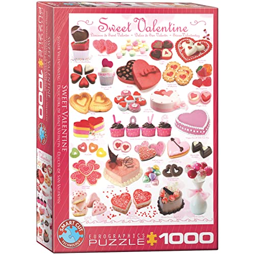 Süßigkeiten zu Valentin - 1000 Teile Hochformat Puzzle - Sweet Line - Eurographics von EuroGraphics