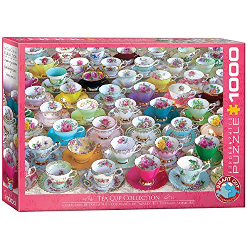 Eurographics 6000-5314 Tea Cups 1000-Piece Puzzle, Mehrfarbig, 48 x 68 cm von EuroGraphics