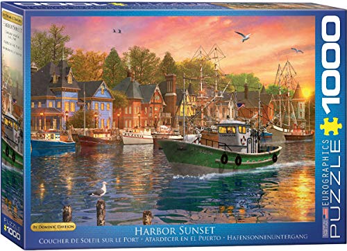 EuroGraphics 15.240–2.461,3 cm Harbour Sunset Puzzle (1000 Teile), 6000-0969 von EuroGraphics