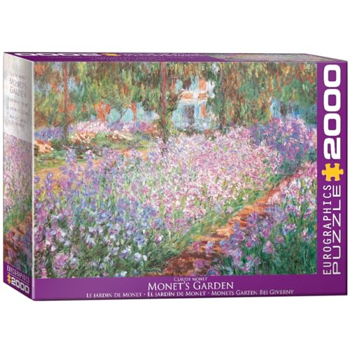 Eurographics 2000 Teile - Monets Garten, Monet, Verschiedene Farben von EuroGraphics