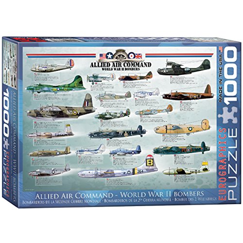 Eurographics 6000-0378 - Allied WW II Bombers - Puzzle 1000 Teile von EuroGraphics