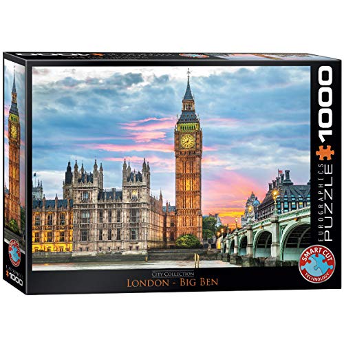 Eurographics 6000-0764 London Big Ben (1000 Piece) Puzzle, Mehrfarbig, Large von EuroGraphics