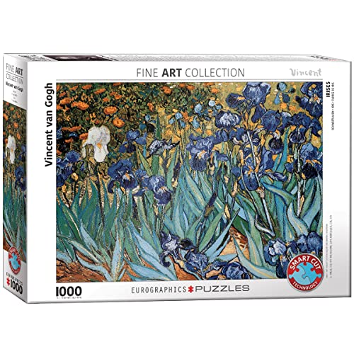 Eurographics 6000-4364 Irises by Vincent van Gogh Puzzle, Mehrfarbig, 48 x 68 cm von EuroGraphics