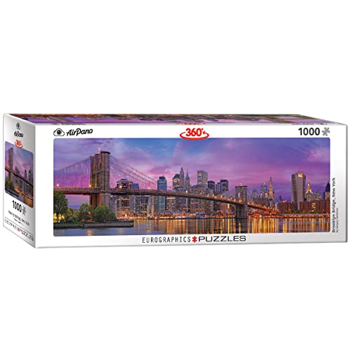 Eurographics 1000 Teile Panorama - Brooklyn Bridge New York Puzzle von EuroGraphics