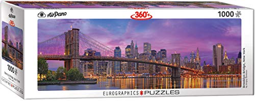 Eurographics 1000 Teile Panorama - Brooklyn Bridge New York Puzzle, Verschieden von EuroGraphics