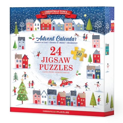Eurographics Puzzle Advent Calendar - Christmas Town Eurographics Puzzle Advent Calendar - Christmas Town von EuroGraphics
