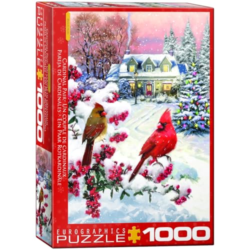 Kardinal-Paar, 1000 Teile Puzzle von EuroGraphics