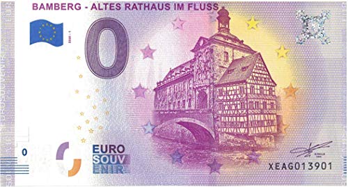 EuroSouvenir 0 Euro Schein Altes Rathaus im Fluss Bamberg 2020 von EuroSouvenir