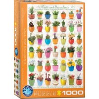 Puzzle 1000 Teile - Cacti & Succulents Puzzle 1000 Teile - Cacti & Succulents von Eurographics