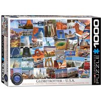 Eurographics 6000-0750 - Globetrotter USA , Puzzle, 1.000 Teile von Eurographics