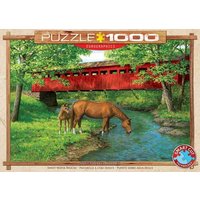 Eurographics 6000-0834 - Sweet Water Brücke by Persis Clayton Weirs , Puzzle, 1.000 Teile von Eurographics