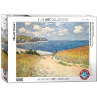 Eurographics 6000-1499 - Strandweg zwischen Weizenfeldern von Claude Monet , Puzzle, 1.000 Teile von Eurographics