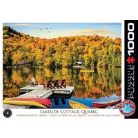 Eurographics 6000-5427 - Ferienhaus am See, Quebec, Puzzle, 1.000 Teile von Eurographics