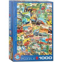 Puzzle 1000 Teile - Vintage Travel Collage Puzzle 1000 Teile - Vintage Travel Collage von Eurographics