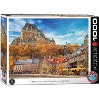 Eurographics 6000-5809 - Quartier Petit Champlain, Quebec, Puzzle, 1000 Teile von Eurographics