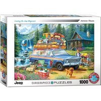 Eurographics 6000-5867 - American Classics, Jeep, Loading the Wagoneer, Puzzle, 1000 Teile von Eurographics