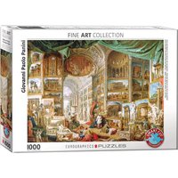 Eurographics 6000-5907 - Fine Art Collection, Giovanni Paolo Panini, Gallery of Views of Ancient Rome, Antikes Rom, Puzzle, 1000 Teile von Eurographics