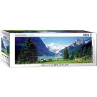 Eurographics 6010-1456 - Lake Louise in den Kanadischen Rockies, Panorama Puzzle - 1000 Teile von Eurographics