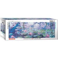 Eurographics 6010-4366 - Seerosen von Claude Monet, Panorama Puzzle - 1000 Teile von Eurographics