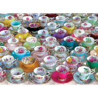 Puzzle in Dosen 1000 Teile - Tea Cup Party Puzzle in Dosen 1000 Teile - Tea Cup Party von Eurographics