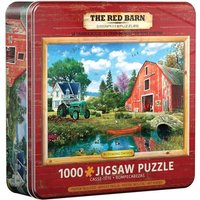 Eurographics 8051-5526 - Die rote Scheune Dominic Davison Puzzledose, 1.000 Blech Puzzle von Eurographics