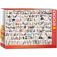 Eurographics 8220-0580 - Welt der Katzen, Puzzle, 2.000 Teile von Eurographics