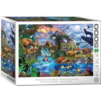 Eurographics 8520-5881 - Animals of the World, Tiere der Welt, BIG-Puzzle inkl. Poster, 5000 Teile von Eurographics