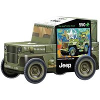 Eurographics 8551-5598 - Armee Jeep Puzzledose , 550 Blech Puzzle von Eurographics