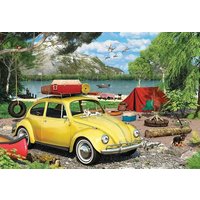 Eurographics 8551-5691 - VW Beetle Camping Tin, 550 Blech Puzzle von Eurographics