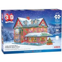 Eurographics 9910-5817 - Christmas House 3D, Puzzle 1100 Teile, 3D-Weihnachtshaus von Eurographics