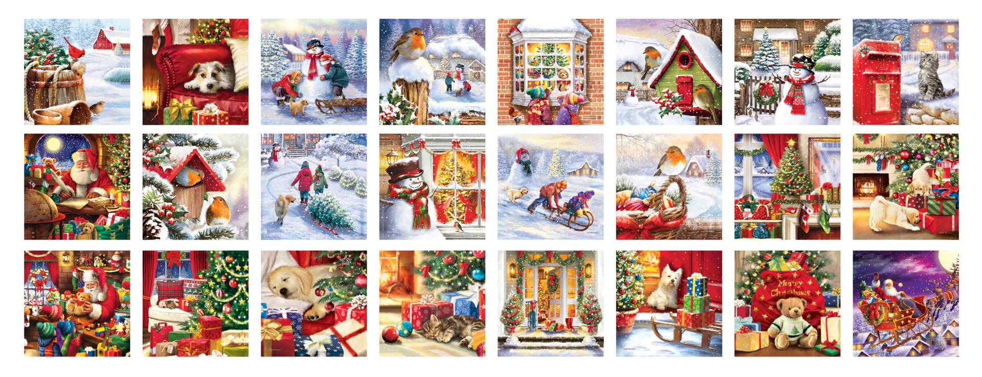 Eurographics Adventskalender - Erinnerungen an Weihnachten - 24 Puzzles 50 Teile Puzzle Eurographics-9924-5810 Eurographics Adventskalender - Erinnerungen an Weihnachten - 24 Puzzles 50 Teile Puzzle Eurographics-9924-5810 von Eurographics