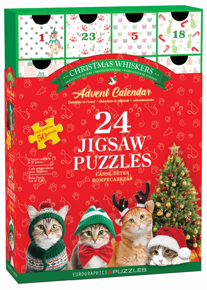 Eurographics Adventskalender - Weihnachtskatzen - 24 Puzzles 50 Teile Puzzle Eurographics-8924-5922 Eurographics Adventskalender - Weihnachtskatzen - 24 Puzzles 50 Teile Puzzle Eurographics-8924-5922 von Eurographics