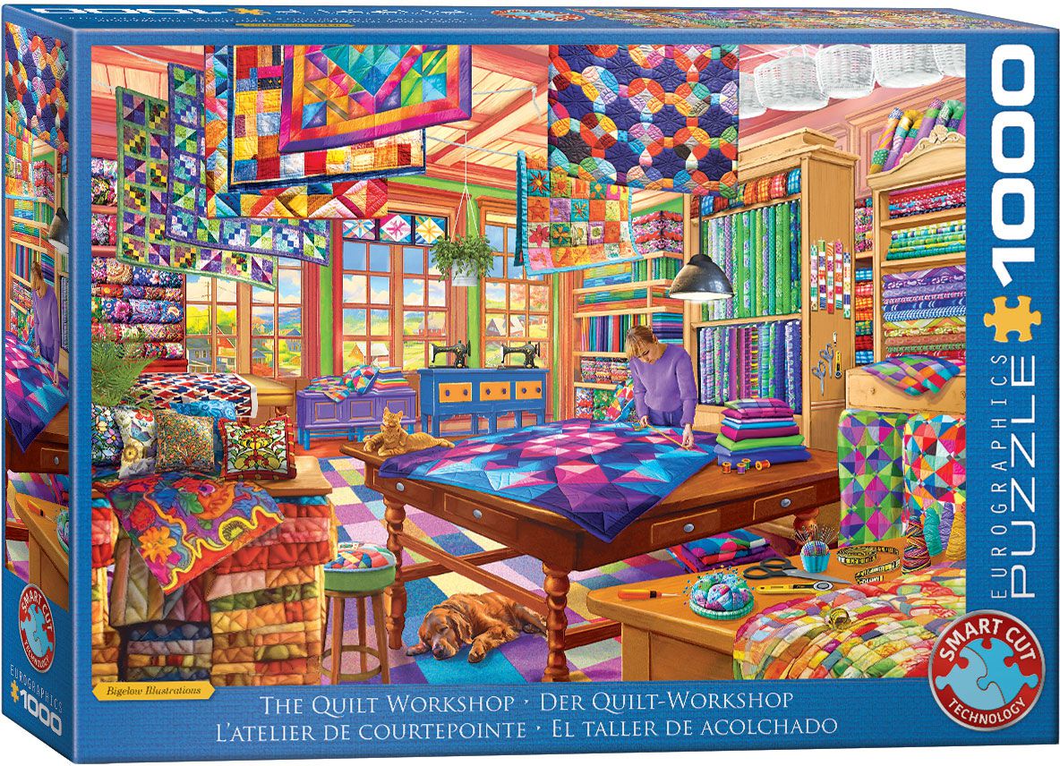 Eurographics Puzzle 1000 Teile - The Quilt Workshop - Eurographics Puzzle 1000 Teile - The Quilt Workshop - von Eurographics