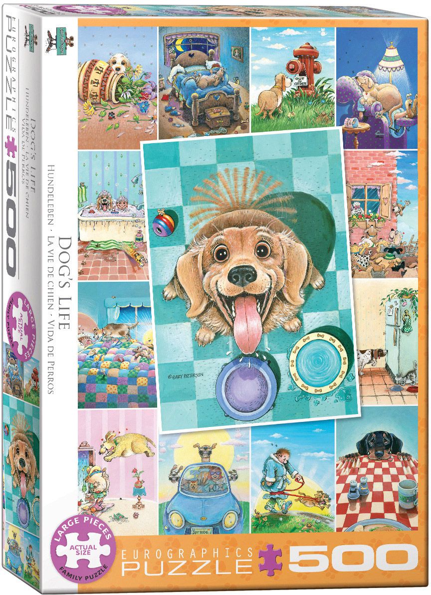 Eurographics Puzzle 500 Teile - Dog's Life - Eurographics Puzzle 500 Teile - Dog's Life - von Eurographics