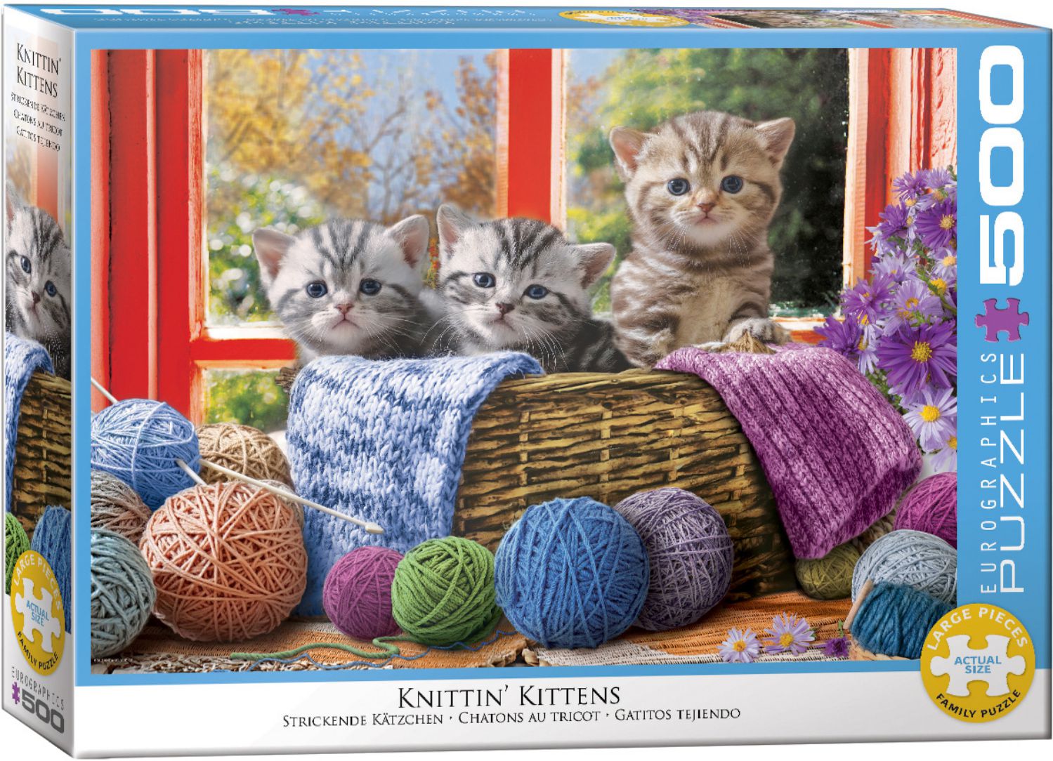 Eurographics Puzzle 500 Teile – Knittin Kittens - Eurographics Puzzle 500 Teile – Knittin Kittens - von Eurographics