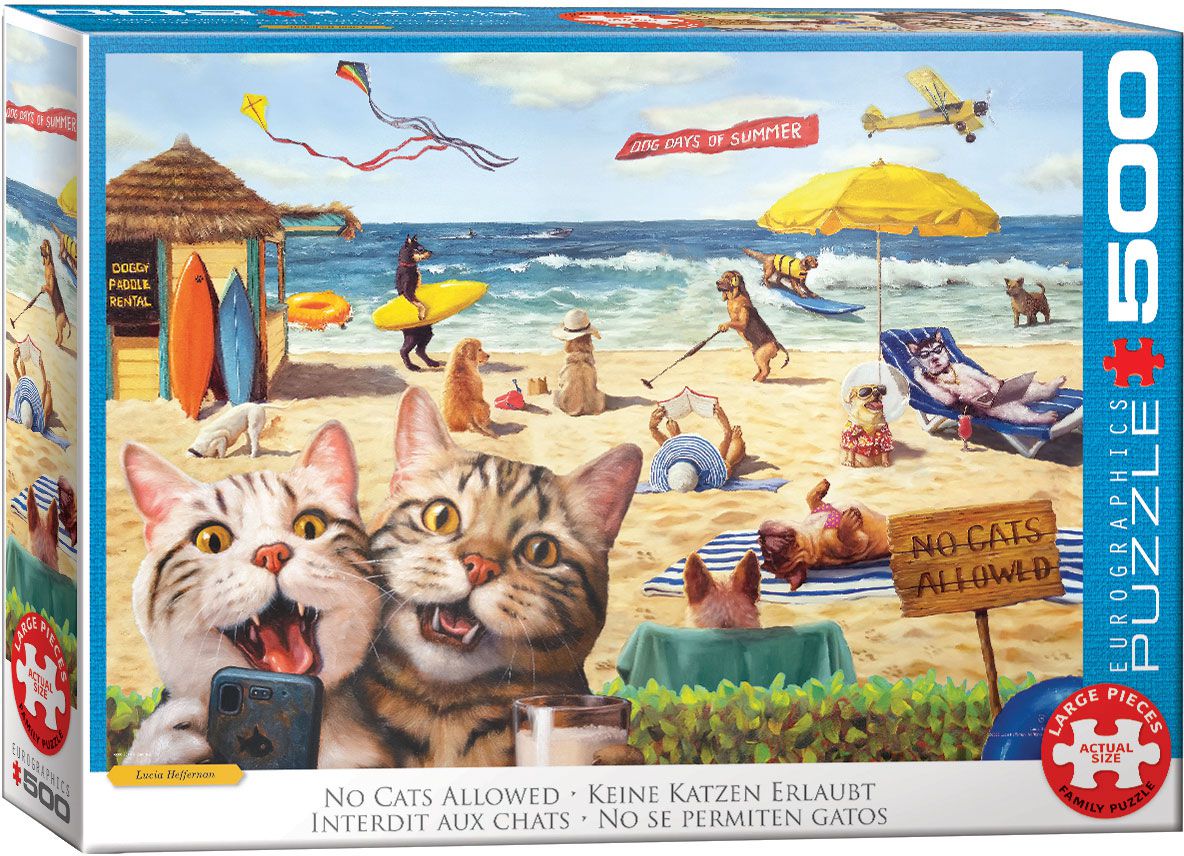 Eurographics Puzzle 500 Teile - No Cats Allowed - Eurographics Puzzle 500 Teile - No Cats Allowed - von Eurographics