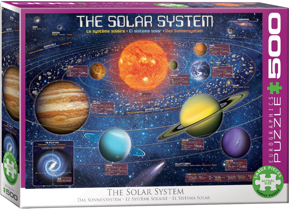 Eurographics Puzzle 500 Teile - The Solar System Ilustrated - Eurographics Puzzle 500 Teile - The Solar System Ilustrated - von Eurographics