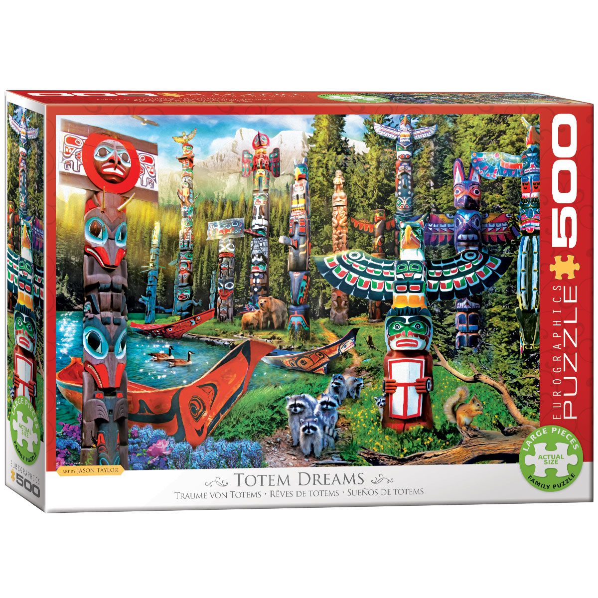 Eurographics Puzzle 500 Teile - Totem Dreams - Eurographics Puzzle 500 Teile - Totem Dreams - von Eurographics